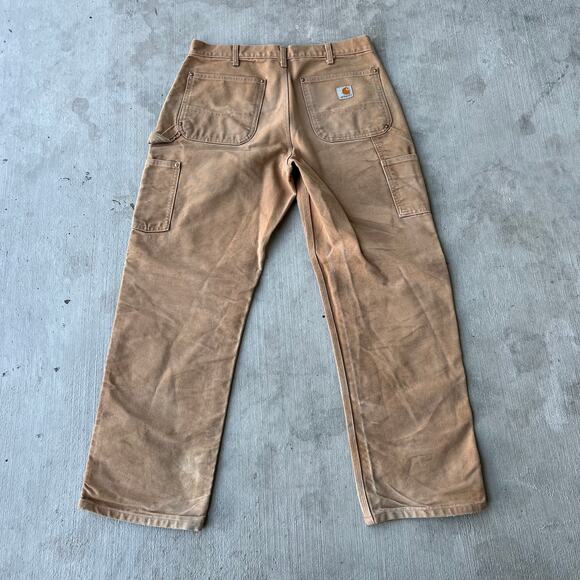 Carhartt brown double knee work wear carpenter pants - Picture 5 of 12